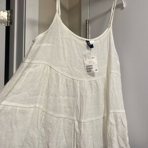 H&M Ivory Sleeveless Dress